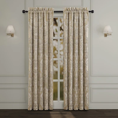 Queen Street Santina Rod Pocket Blackout Set of 2 Curtain Panel