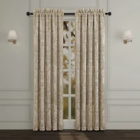 Queen Street Santina Rod Pocket Blackout Set of 2 Curtain Panel