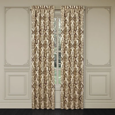 Queen Street Grandville Rod Pocket Blackout Set of 2 Curtain Panel