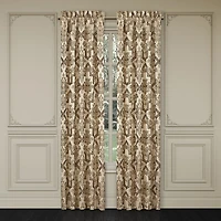 Queen Street Grandville Rod Pocket Blackout Set of 2 Curtain Panel
