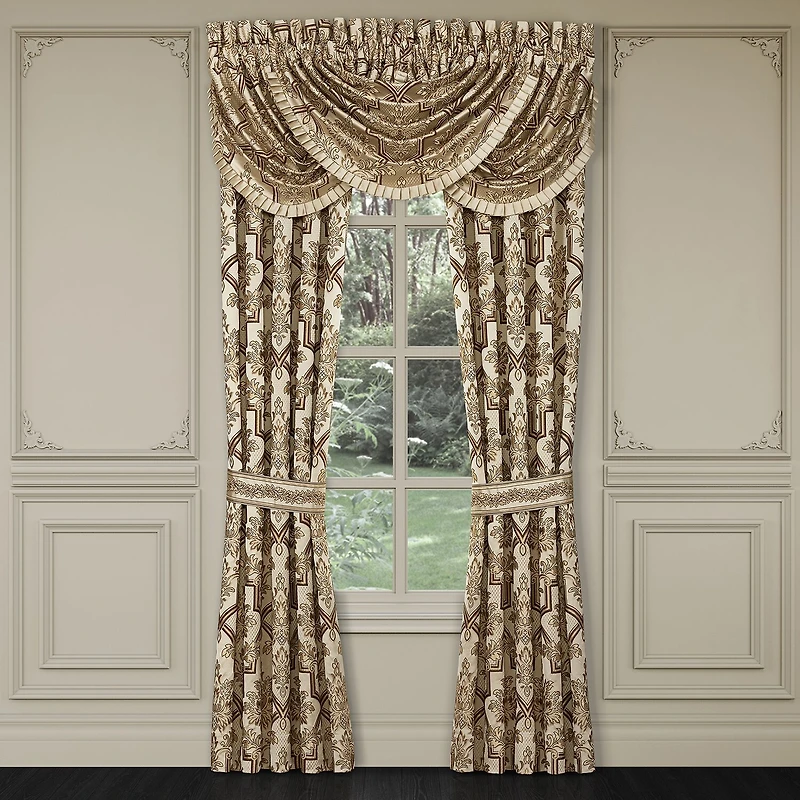 Queen Street Grandville Rod Pocket Blackout Set of 2 Curtain Panel