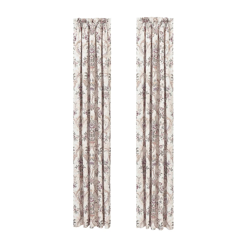 Queen Street Amagansett Rod Pocket Blackout Set of 2 Curtain Panel