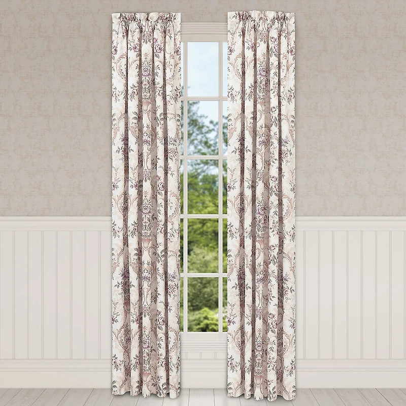 Queen Street Amagansett Rod Pocket Blackout Set of 2 Curtain Panel