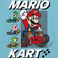 Mens Short Sleeve Regular Fit Super Mario Graphic T-Shirt