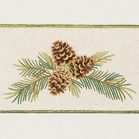 Linum Home Textiles Pierre Embellished Floral Bath Towel