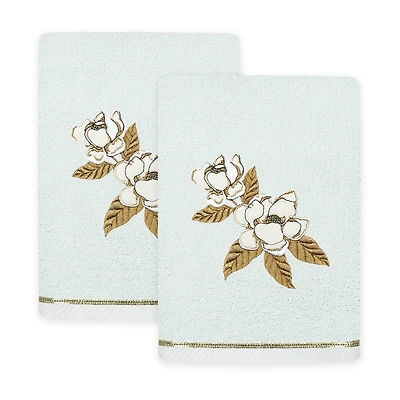 Linum Home Textiles Maggie Embellished 2-pc. Hand Towel
