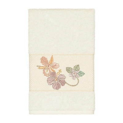 Linum Home Textiles Caroline Embellished Hand Towel