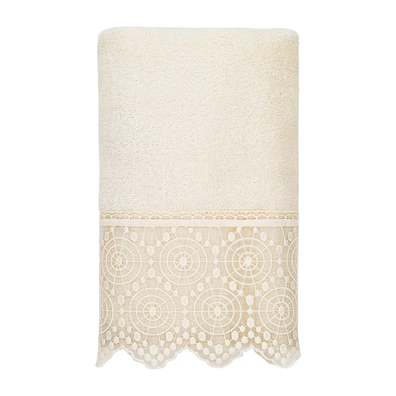 Linum Home Textiles Arian Embellished Hand Towel