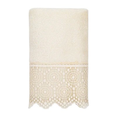 Linum Home Textiles Arian Embellished Hand Towel