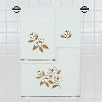 Linum Home Textiles Maggie Embellished 3-pc. Bath Towel Set