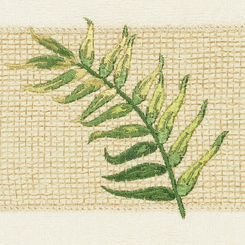 Linum Home Textiles Zoe Embellished Hand Towel
