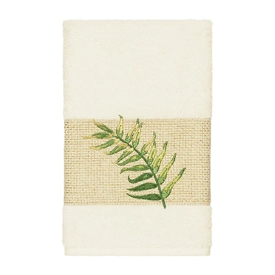 Linum Home Textiles Zoe Embellished Hand Towel