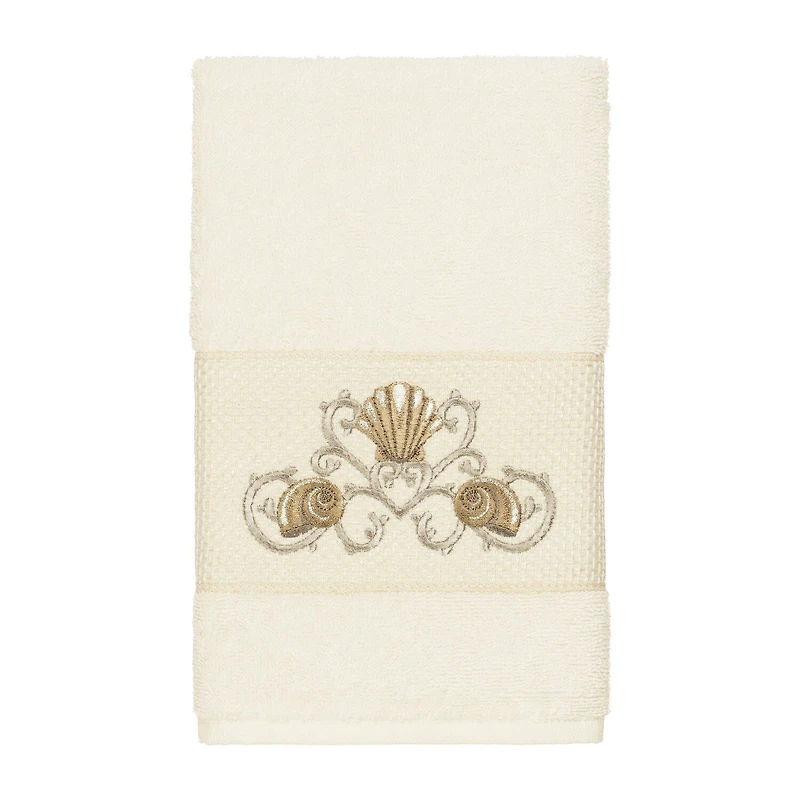 Linum Home Textiles Bella Embellished Hand Towel