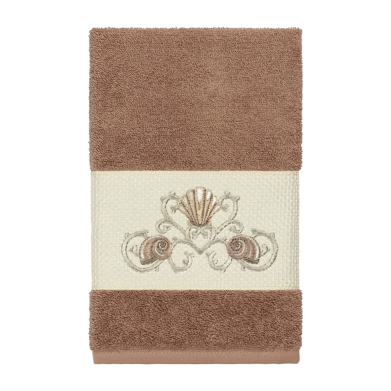 Linum Home Textiles Bella Embellished Hand Towel