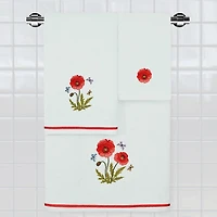 Linum Home Textiles Polly Embellished -pc. Bath Towel Set
