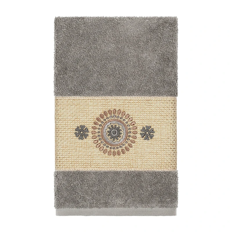 Linum Home Textiles Isabelle Embellished 3-pc. Bath Towel Set