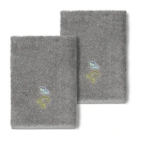 Linum Home Textiles Rebecca 2-pc. Embellished Washcloth