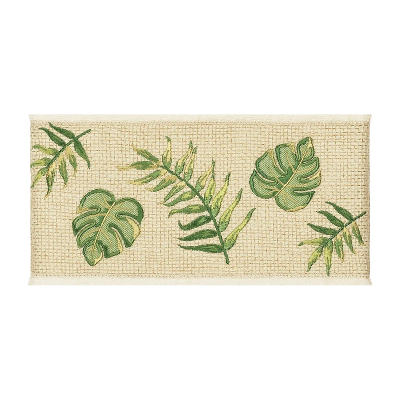 Linum Home Textiles Zoe Embellished Floral Bath Towel