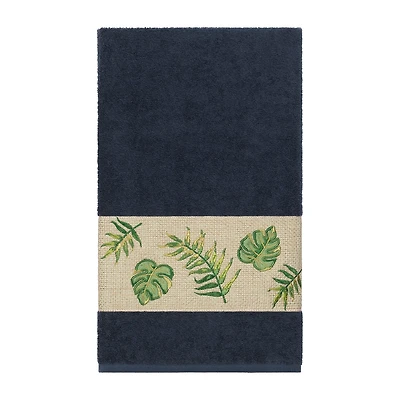 Linum Home Textiles Zoe Embellished Floral Bath Towel