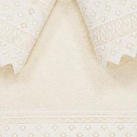 Linum Home Textiles Aiden Embellished 3-pc. Bath Towel Set