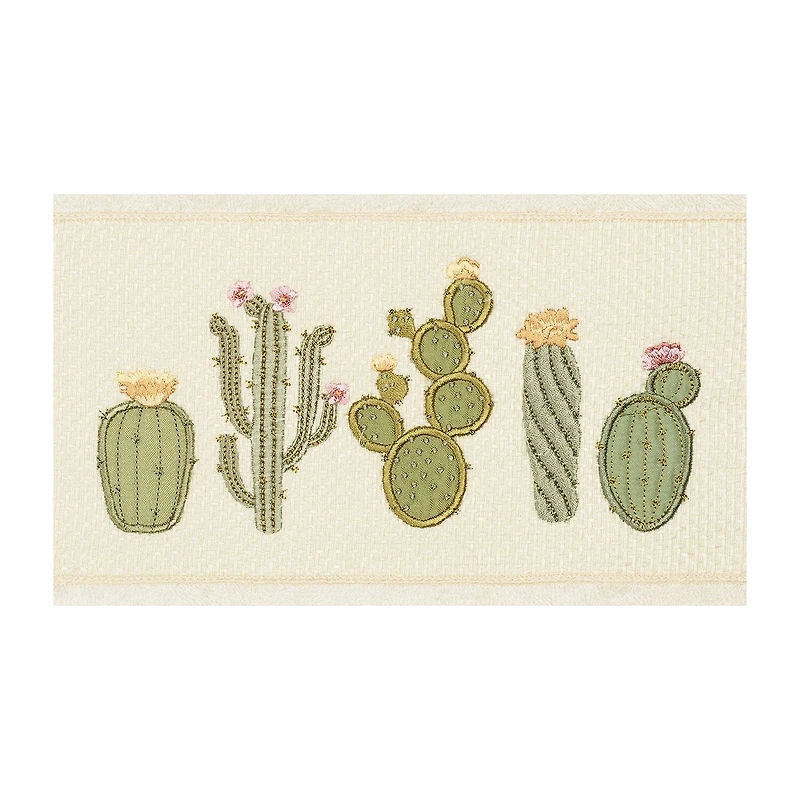 Linum Home Textiles Mila Embellished Floral Bath Towel
