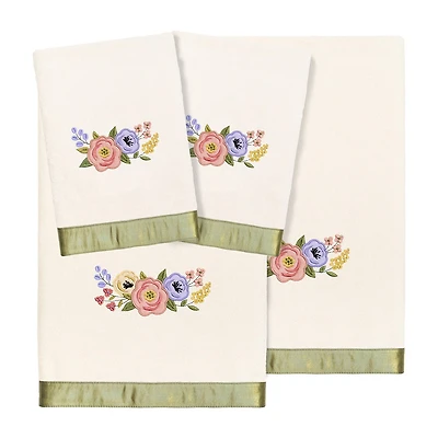 Linum Home Textiles Verano Embellished 4-pc. Bath Towel Set