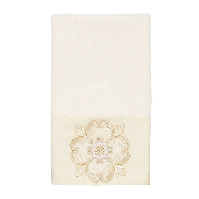 Linum Home Textiles Alyssa Embellished Hand Towel