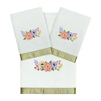 Linum Home Textiles Verano Embellished -pc. Bath Towel Set