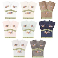 Linum Home Textiles Verano Embellished 3-pc. Bath Towel Set