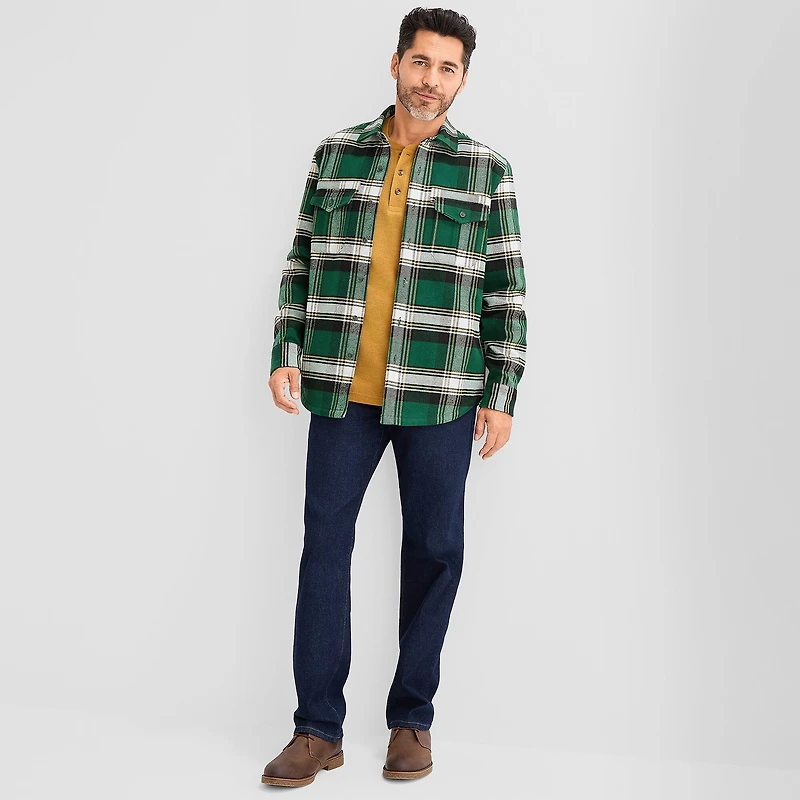 St. John's Bay Mens Midweight Shirt Jacket