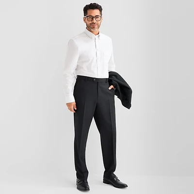 Stafford Coolmax All Season Ecomade Mens Classic Fit Flat Front Suit Pant