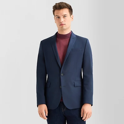 J. Ferrar Ultra Comfort Mens Stretch Fabric Slim Fit Suit Jacket