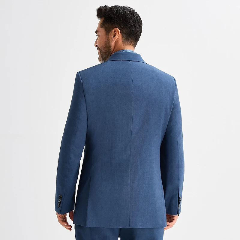 Stafford Coolmax All Season Ecomade Birdseye Signature Mens Stretch Fabric Classic Fit Suit Jacket