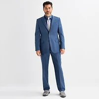 Stafford Coolmax All Season Ecomade Birdseye Signature Mens Stretch Fabric Classic Fit Suit Jacket