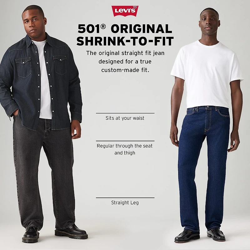 Levi's® Big and Tall 501™ Shrink-To-Fit Jeans