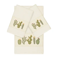 Linum Home Textiles Mila Embellished 3-pc. Bath Towel Set