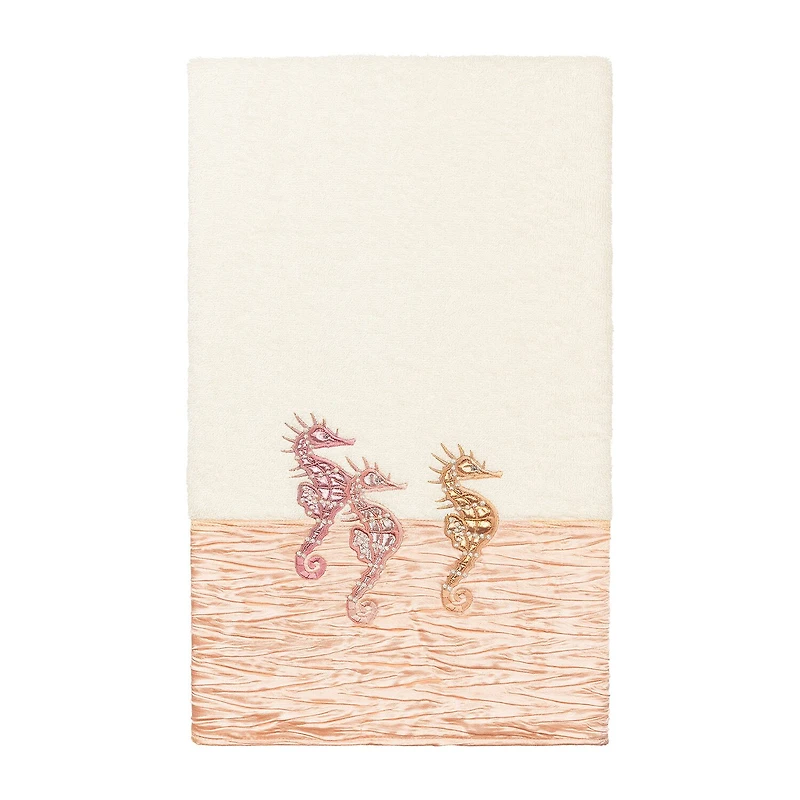 Linum Home Textiles Sofia Embellished Animal Bath Towel