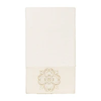 Linum Home Textiles Alyssa Embellished Medallion Bath Towel