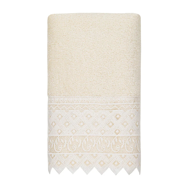 Linum Home Textiles Aiden Embellished Hand Towel