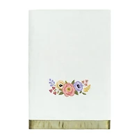 Linum Home Textiles Verano Embellished 2-pc. Floral Bath Towel