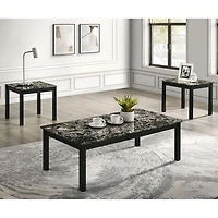 Funiture Of America Linel Easy Setup Coffee Table Set