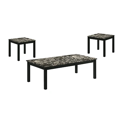 Funiture Of America Linel Easy Setup Coffee Table Set