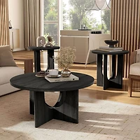 Furniture Of America Calsen Easy Setup Coffee Table Set
