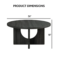 Furniture Of America Calsen Easy Setup Coffee Table Set