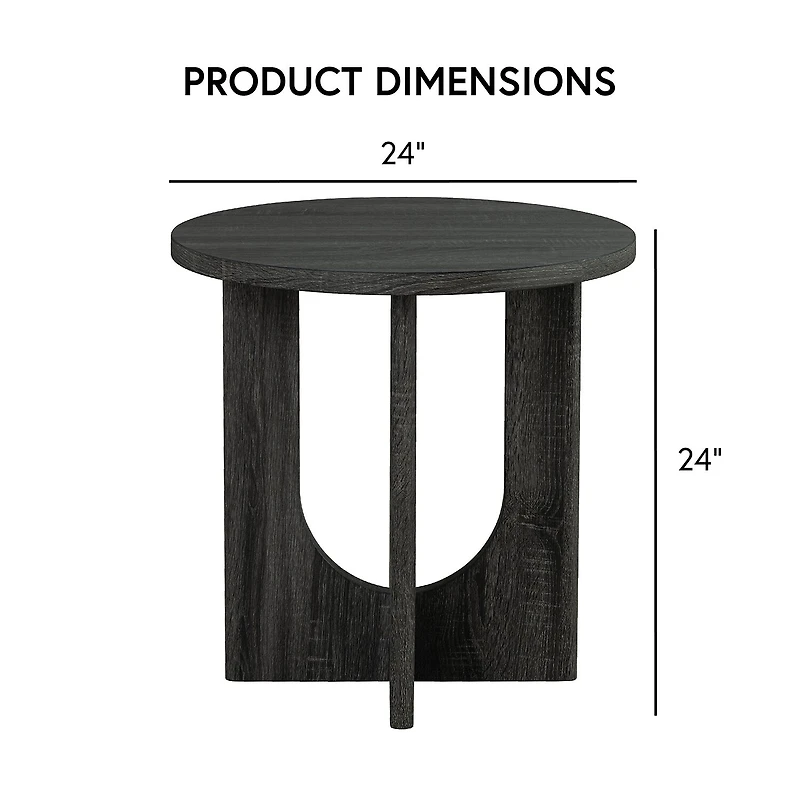Furniture Of America Calsen Easy Setup Coffee Table Set
