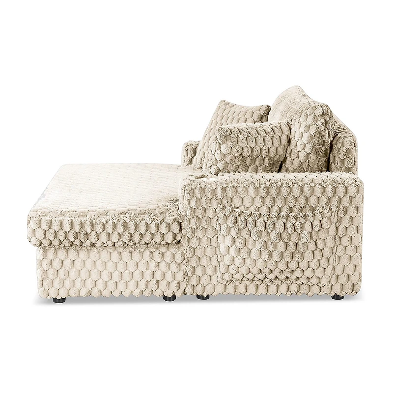 Furniture Of America Nattel Upholstered Chaise Lounges