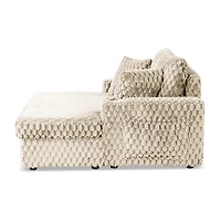 Furniture Of America Nattel Upholstered Chaise Lounges