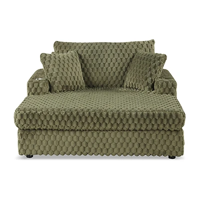 Furniture Of America Nattel Upholstered Chaise Lounges