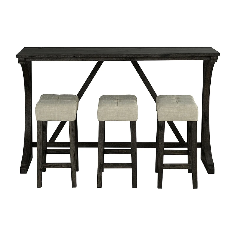 Furniture Of America Amme Tufted Coffee Table set