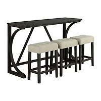 Furniture Of America Amme Tufted Coffee Table set